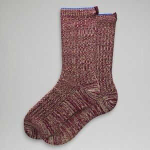Lululemon Men's Crew-Length Ragg Socks Sz M (6-9) Unisex